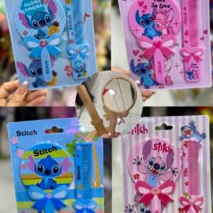 KIT ESPEJO PEINILLA STITCH