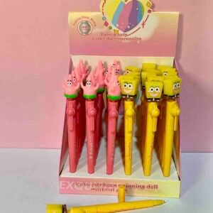 BOLIGRAFO TINTA GEL TINTA NEGRA BOB ESPONJA DESESTRESANTE