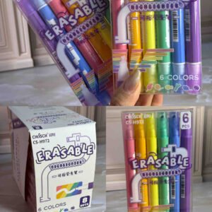 ESTUCHE X6 RESALTADOR BORRABLE