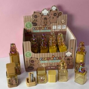 2 EN 1 BORRADOR CON TAJALAPIZ CAPIBARA CRISTAL
