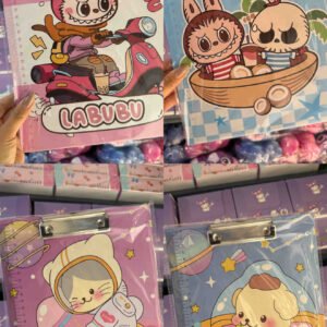 JUEGO DE 4 PLANILLEROS ( LA BUBU Y KAWAII )