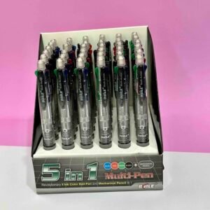MULTI-PEN BAILE 5 EN 1 BOLIGRAFO DE 4 COLORES CON PORTAMINA 0.5
