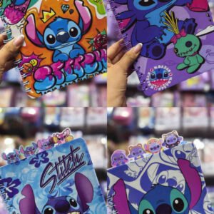 AGENDA ARGOLLADA STITCH CON 4 SEPARADORES