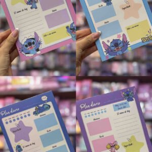 PLANEADOR DIARIO DE 60 HOJAS STITCH