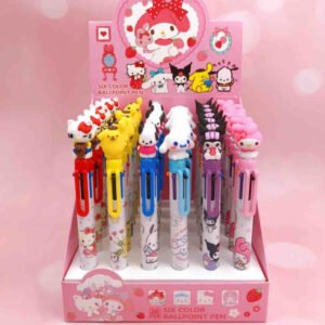 6 MINAS DE COLORES HELLO KITTY
