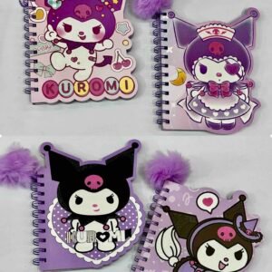 AGENDA ARGOLLADA KUROMI ( LLAVERO DE PELUCHE )