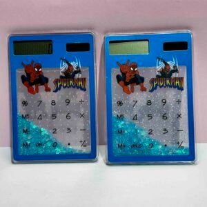 CALCULDORA DE AGUA CON CARGA DE LUZ SOLAR SPIDERMAN