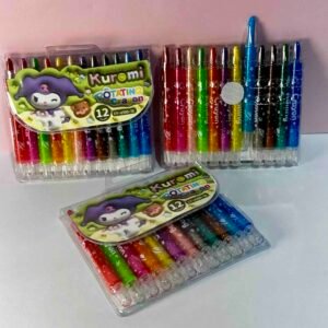 ESTUCHE X12 CRAYOLA KUROMI GIRATORIA