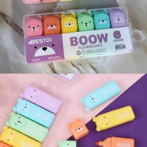 RESALTADOR MINI ESTUCHE X6 BOOW