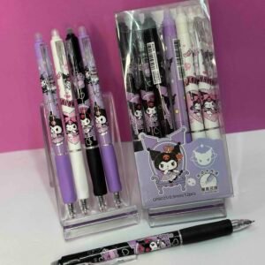 BOLIGRAFO BORRABLE CAJA X12 KUROMI TINTA NEGRA