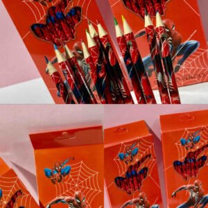 CAJA DE COLORES X12 SPIDERMAN