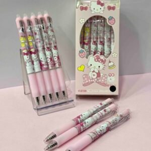 CAJA X12 BOLIGRAFO TINTA BORRABLE HELLO KITTY