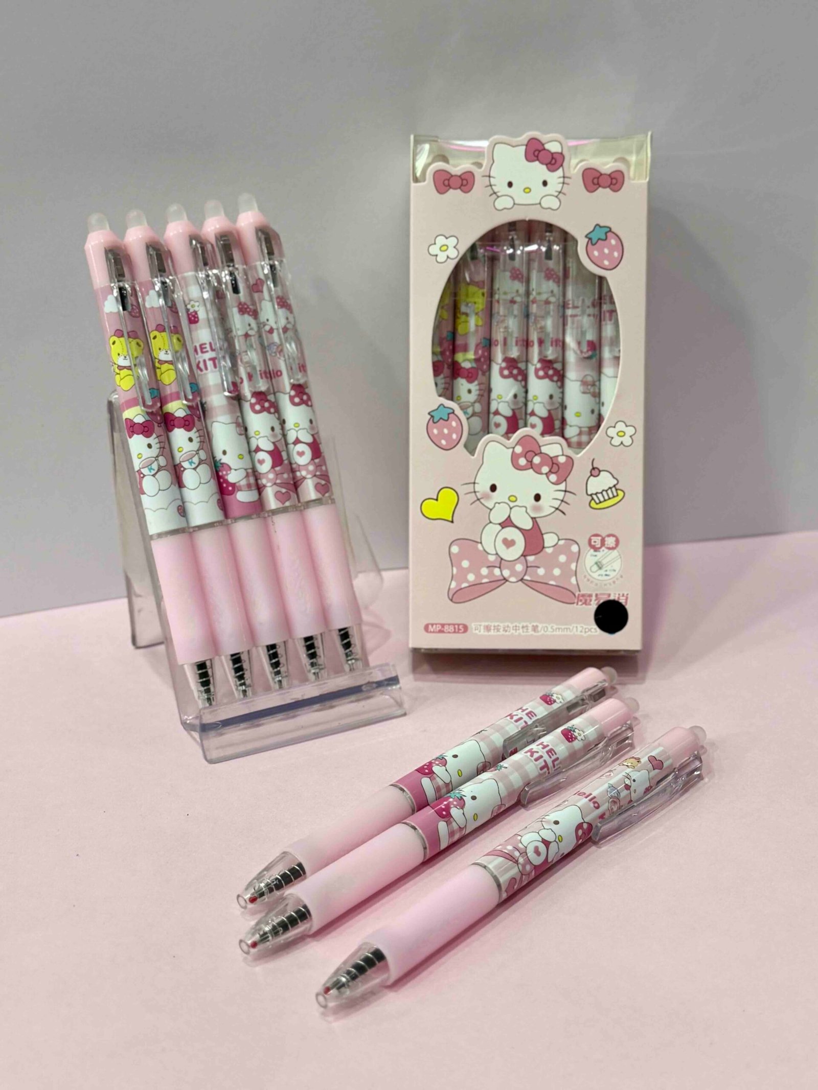 CAJA X12 BOLIGRAFO TINTA BORRABLE HELLO KITTY