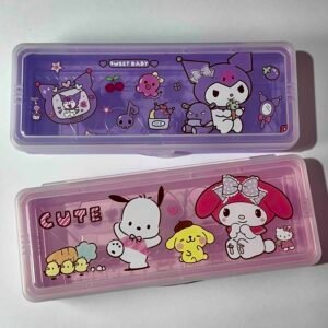 CARTUCHERA PLASTICA CON DIVISION INTERNA SANRIO