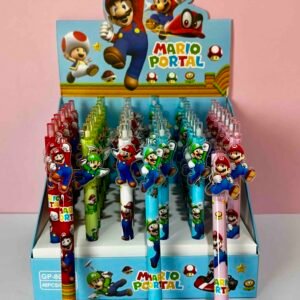 BOLIGRAFO RETRACTIL TINTA GEL NEGRA MARIO BROOS