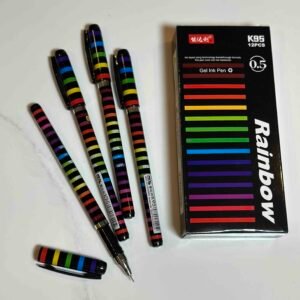 CAJA X12 BOLÍGRAFO TINTA GEL RAINBOW K95 0.5