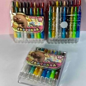 ESTUCHE X18 CRAYOLA GIRATORIA CAPYBARA