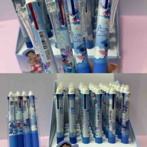BOLIGRAFO 3 MINAS TINTA BORRABLE ( AZUL,ROJO,NEGRO ) STITCH