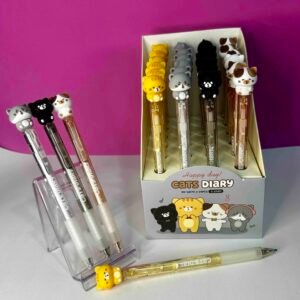 BOLIGRAFO GEL TINTA BORRABLE GATOS