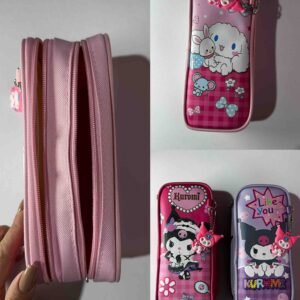 CARTUCHERA ACOLCHADA DOBLE COMPARTIMIENTO SANRIO