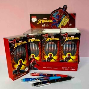 CAJA X12 BOLIGRAFO TINTA BORRABLE NEGRA / SPIDERMAN