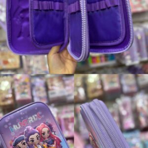 CARTUCHERA 3D ORGANIZADORA DOBLE K-POP