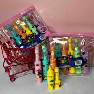 RESALTADOR BOTELLAS ESTUCHE X6 MARIO BROSS