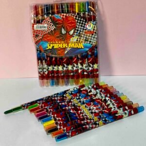 CRAYOLA GIRATORIA ESTUCHE X12 SPIDERMAN