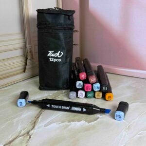 ESTUCHE DE MARCADORES DOBLE PUNTA X12