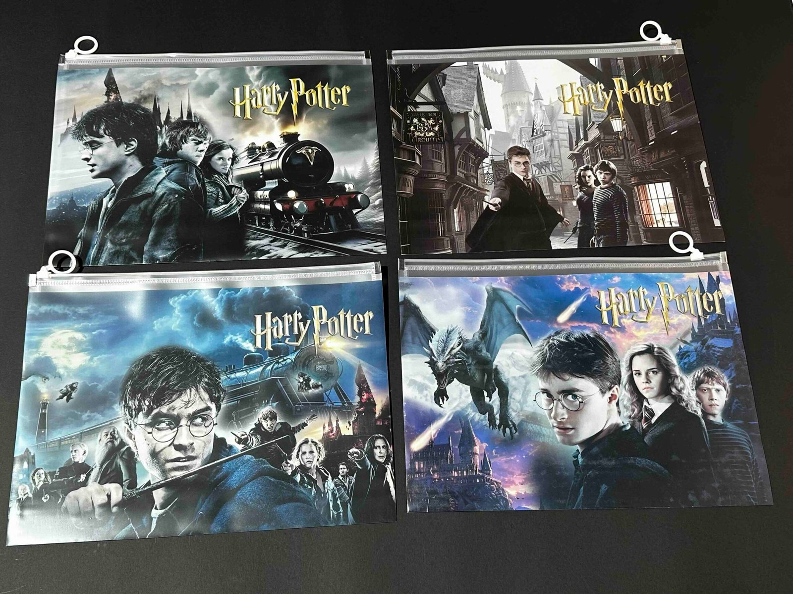 SOBRE HARRY POTTER CON CIERRE HERMETICO CARTA