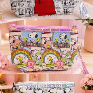 COSMETIQUERA O CARTUCHERA SNOOPY (SE VENDEN SURTIDAS)