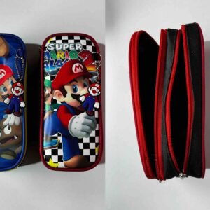 CARTUCHERA ACOLCHONADA DOBLE COMPARTIMIENTO MARIO BROOS