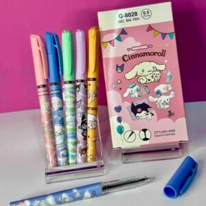 CAJA X12 BOLIGRAFO TINTA GEL CINNAMOROLL Y KUROMY