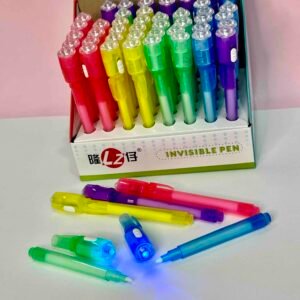 MARCADOR TINTA INVISIBLE CON LUZ ULTRA VIOLETA
