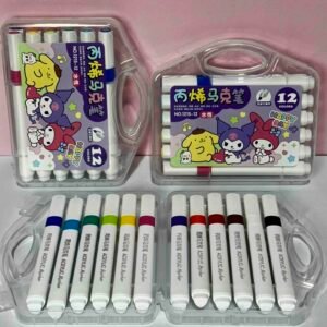 MARCADOR ACRILICO SANRIO X12