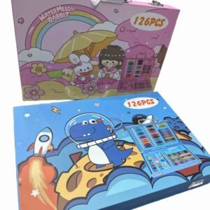 KIT DE ARTE PASTA DURA PARA NIÑOS DE 126 PCS