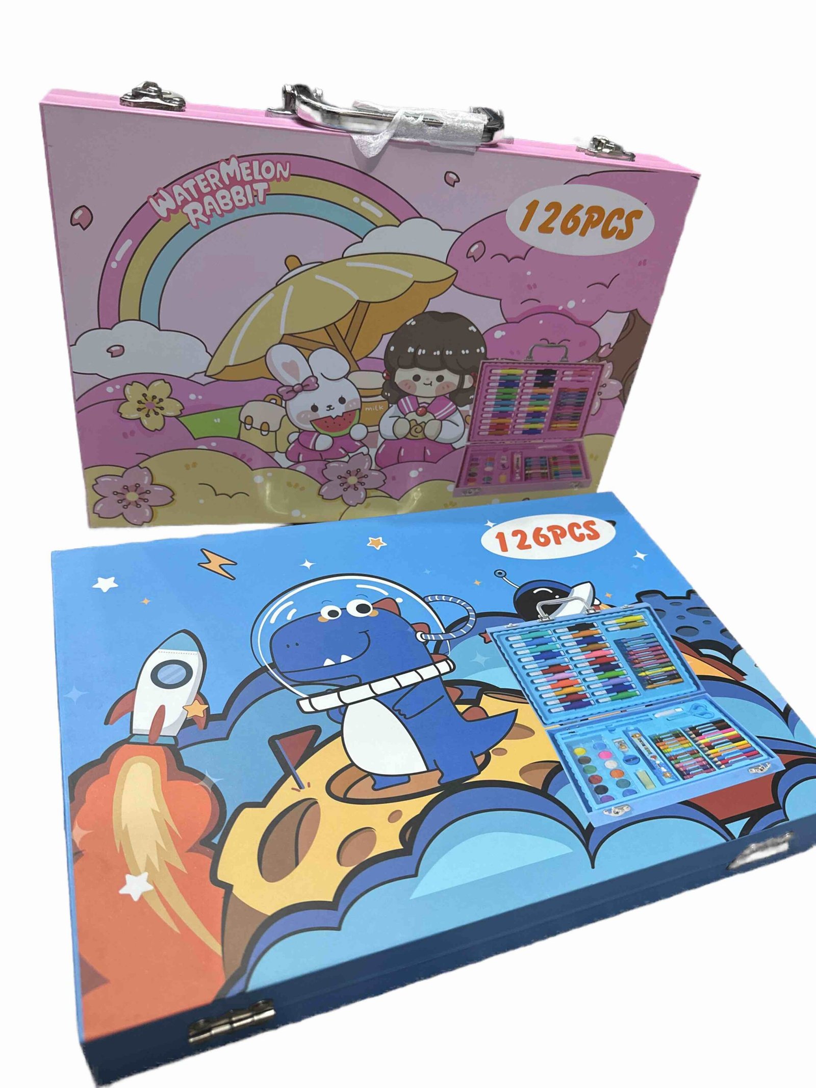 KIT DE ARTE PASTA DURA PARA NIÑOS DE 126 PCS
