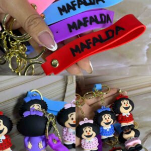 LLAVERO MAFALDA ( SE VENDEN EN COLORES SURTIDOS )
