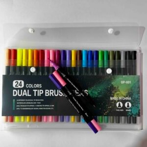 ESTUCHE DOBLE PUNTA MARCADOR CON MICROPUNTA X24