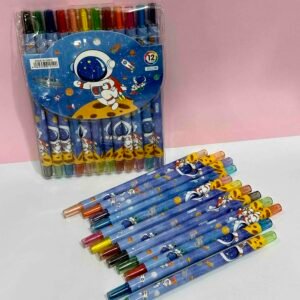 ESTUCHE DE CRAYOLAS X12 ASTONAUTA