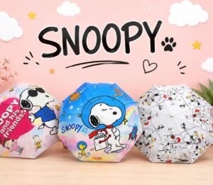 SOMBRILLA SNOOPY BOTON AUTOMATICO (SE VENDEN SURTIDAS)