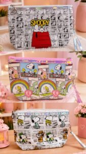 COSMETIQUERA O CARTUCHERA SNOOPY (SE VENDEN SURTIDAS)